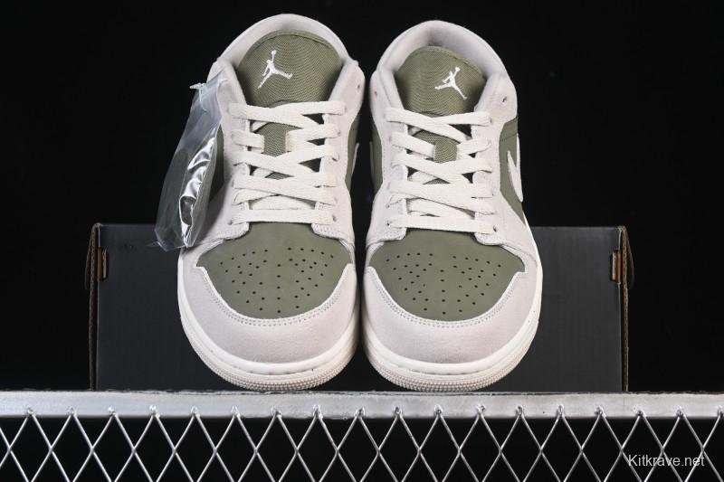 Nike Air Jordan 1 Low AJ1 Mint Green Low-top Casual Lifestyle Sneakers - HV4089-201