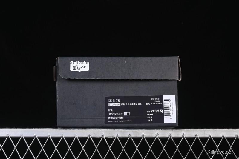 Onitsuka Tiger Edr 78 Low-Top Running Shoes with Comfortable Anti-Slip Durable Design - 1183C530-020