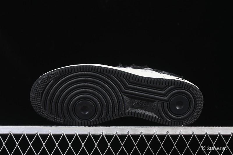 Nike Air Force 1 '07 Low LV Collaboration White Black Casual Sneakers - YF9511-817