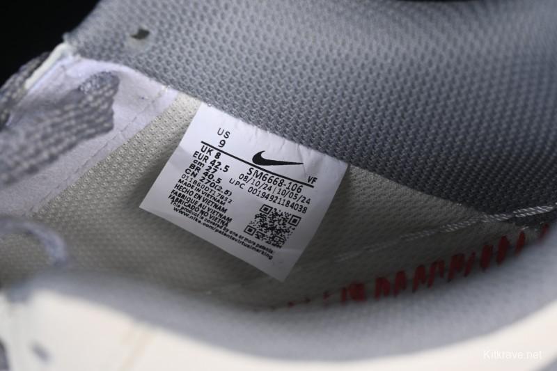 Nike Air Force 1'07 Low Classic Gray Casual Sneakers - SM6668-106