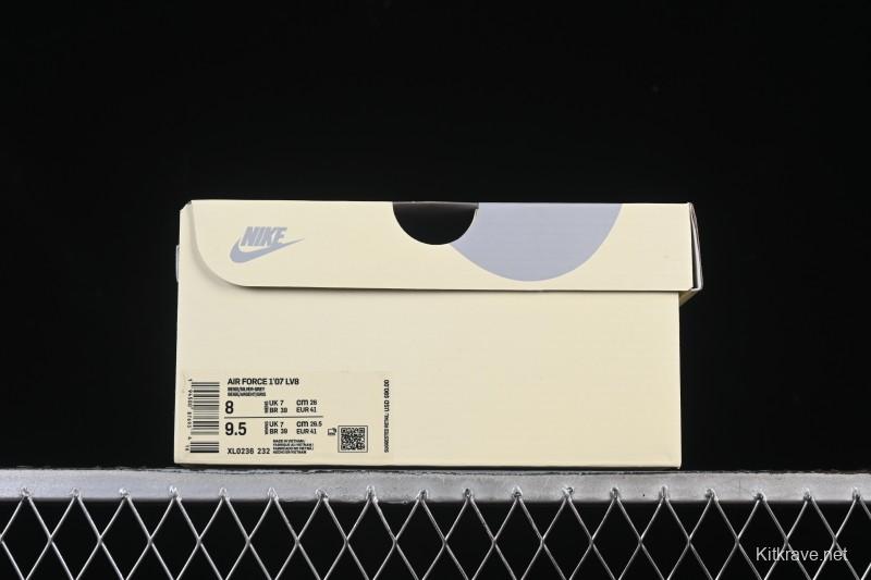 Nike Air Force 1 Mid Light Gray Two-Tone Sole All-Star Starry Sky Mid-Top Casual Skate Shoes - XL0236-232