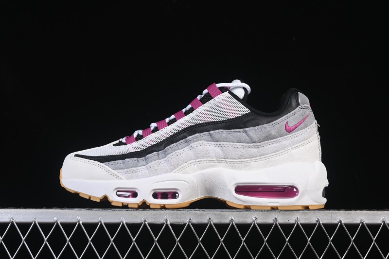 Nike Air Max 95 Retro Cushioned Running Shoes with Air-Sole Unit - HF7545-100