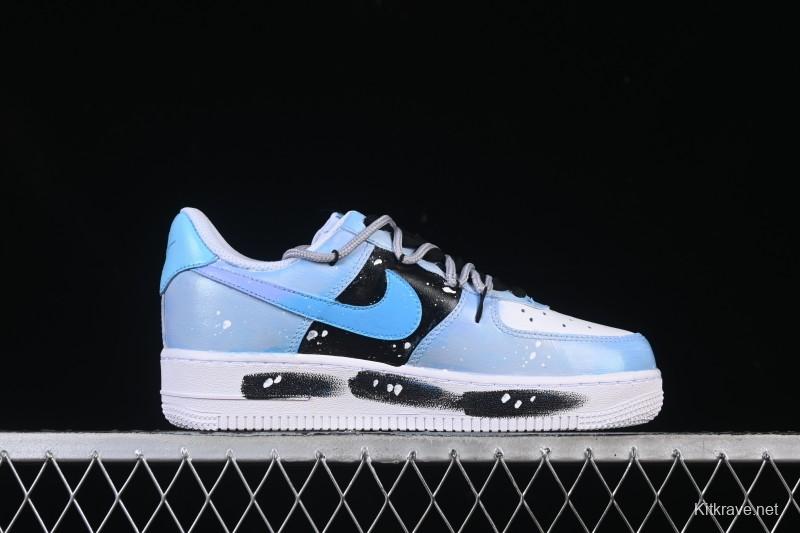 Nike Air Force 1'07 Low Chasing Dream Hand-Painted Graffiti Casual Sneakers - CW2288-101