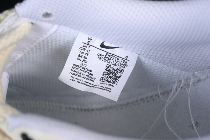 Nike Air Force 1 '07 Low Casual Sneakers in White Black - ZH0318-128
