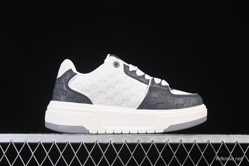 New York Yankees MLB Bigball Chunky Embroidered Monogram Platform Casual Sneakers - 3ASXE035N50CGS