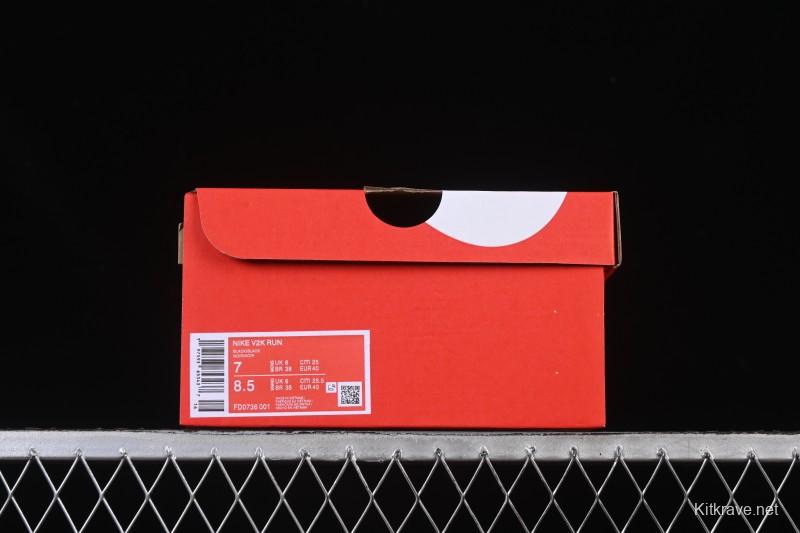 Nike V2K Runtekk Run Cushioned Anti-Slip Retro Low-Top Running Shoes - FD0736-001