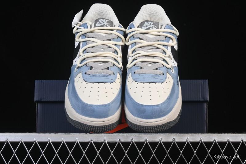 Nike Air Force 1'07 Low The Age of Cracks Hand-Drawn Graffiti Casual Sports Shoes - KS6896-555