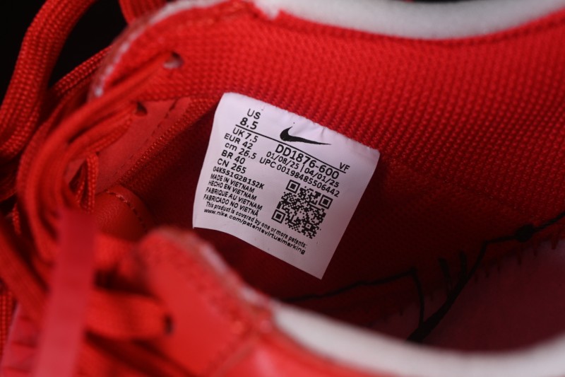 Nike Off White Air Force 1 '07 Low Casual Sports Sneakers - DD1876-600