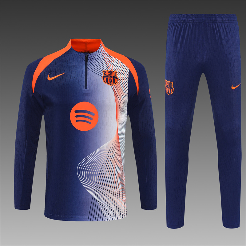 25/26 Barcelona Blue Orange Camouflage T90 Short Sleeve Jersey+Shorts