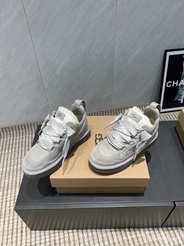 UGG Platform Casual Shoes with Round Toe and Thick Sole - MJ00270