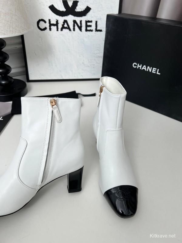 Chanel 2025/SS Double C Heel Fashion Boots - LY00370/LY00400