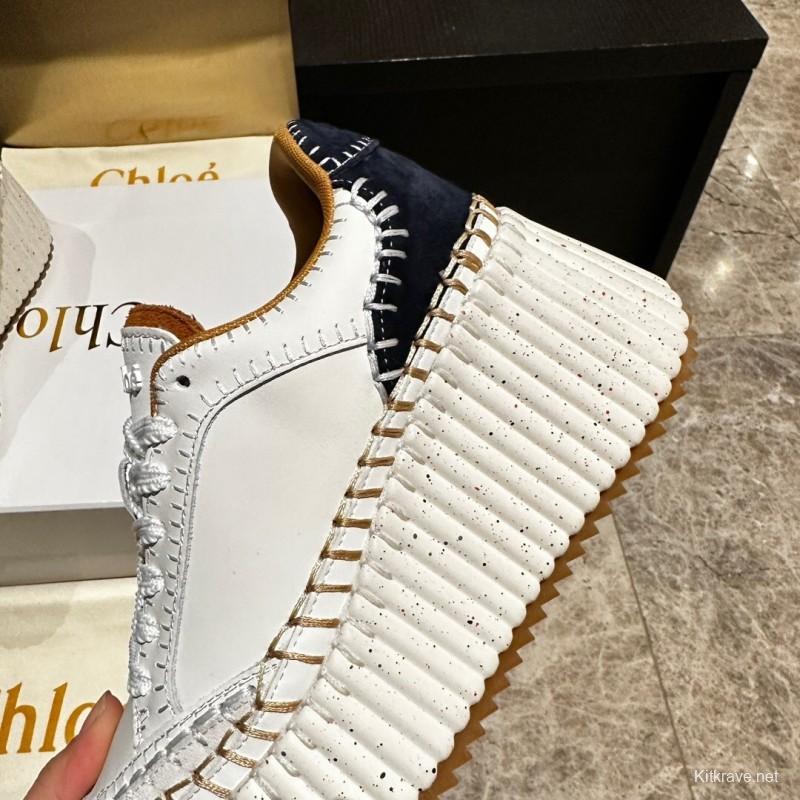 Chloe Spring Summer 2025 Hand-Stitched Mark Line Casual Shoes - LY00350