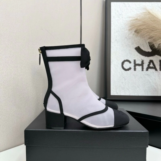 Chanel Classic Bow Ankle Boots - LY00