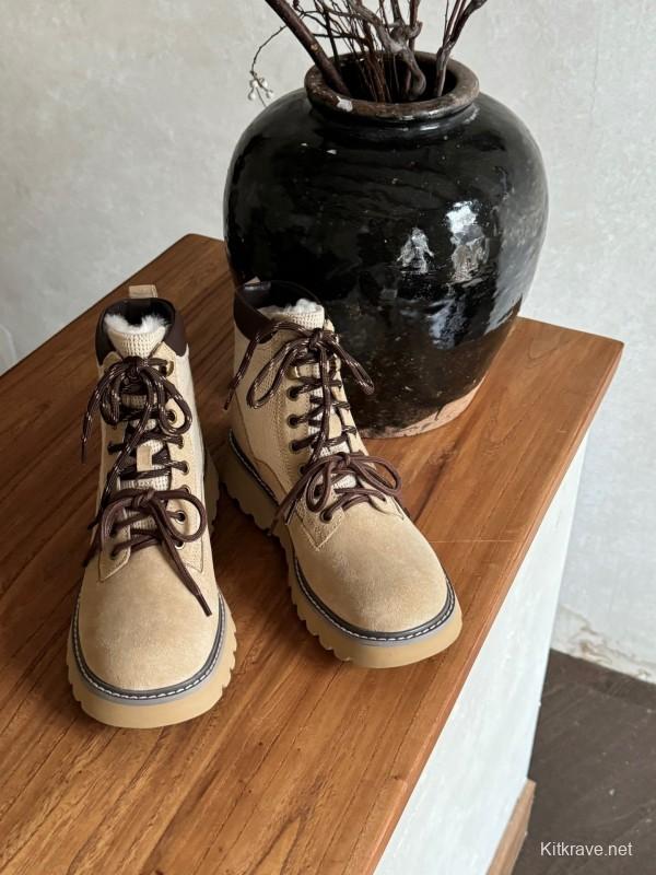 Agoge Autumn Winter New British Style Ankle Boots Martin Boots - KFY00