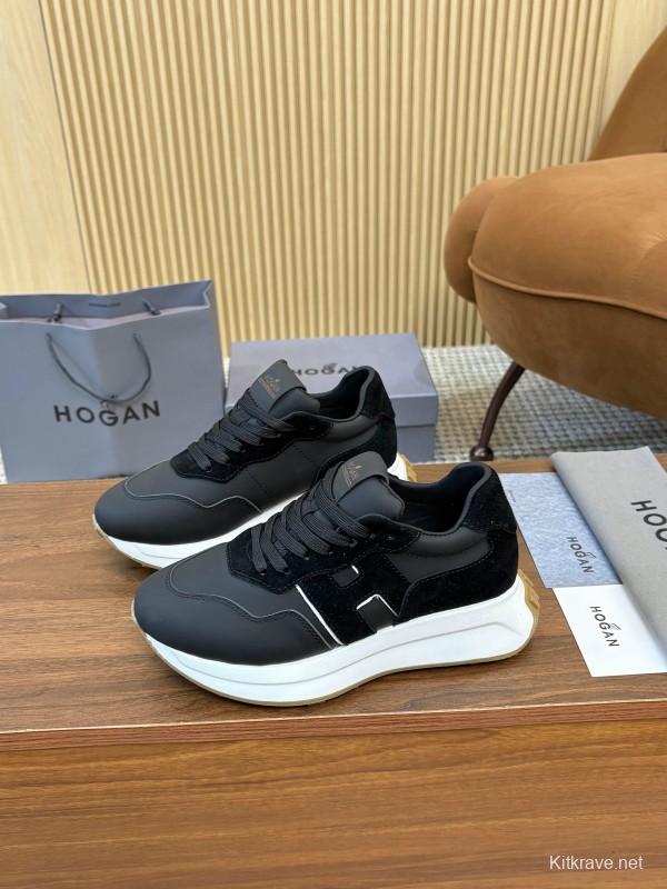 Hogan H-STRIPES Series Couple Thick Sole Dad Shoes Airship Shoes Casual Sports Shoes - AS00350