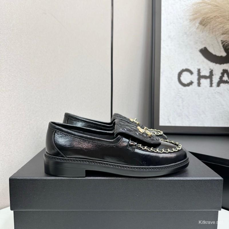 Chanel 2025 SS Classic Flap Chain Double C Loafers - LY00320