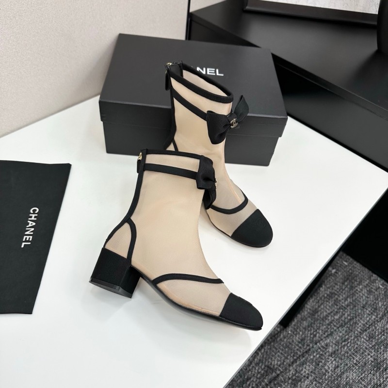 Chanel Classic Bow Ankle Boots - LY00