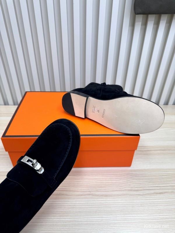 Hermes Kelly Buckle Ankle Boots - LY00390