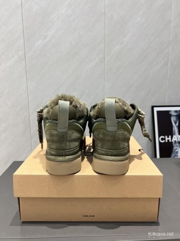 UGG Platform Sneakers Series Round Toe Chunky Sole Casual Shoes - MJ00270