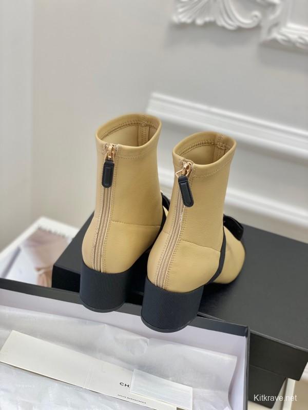 Chanel 2025/SS Bow Mary Jane Ankle Boots - LY00320