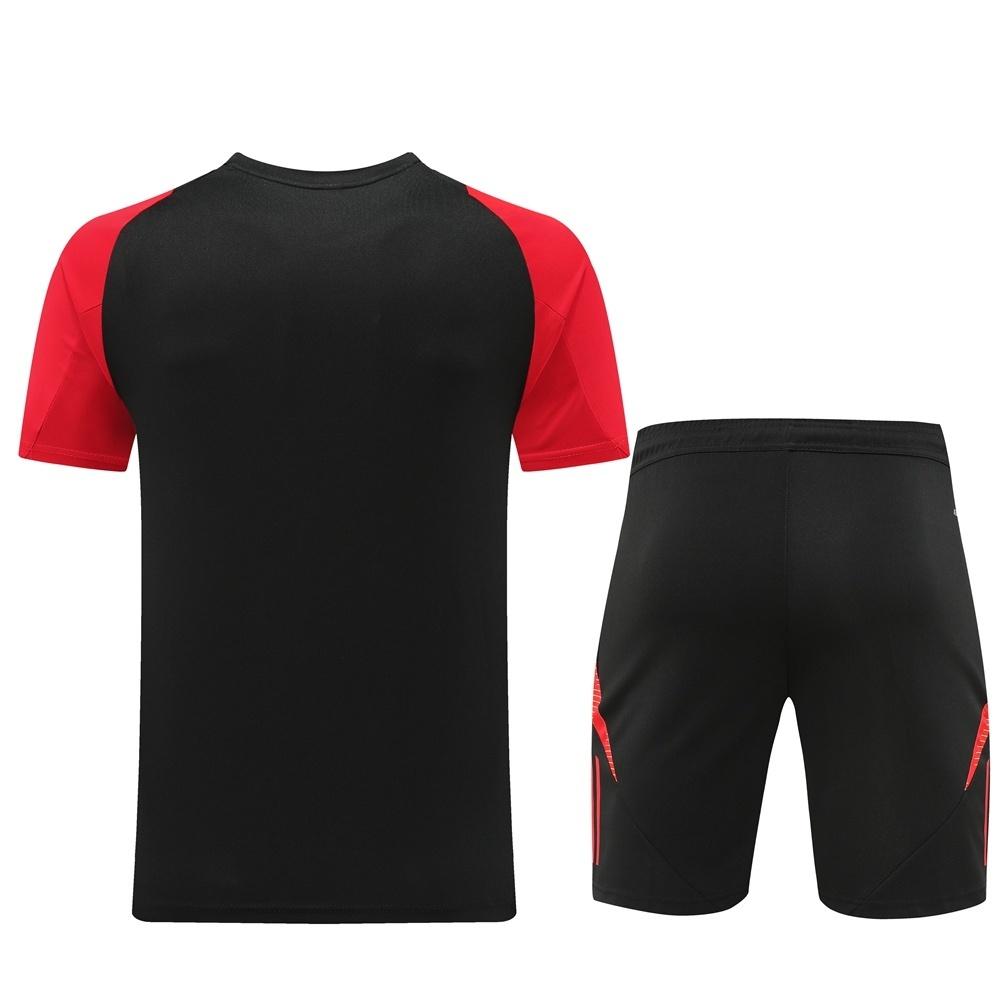 2025 Belgium Black Short Sleeve+Soccer Shorts