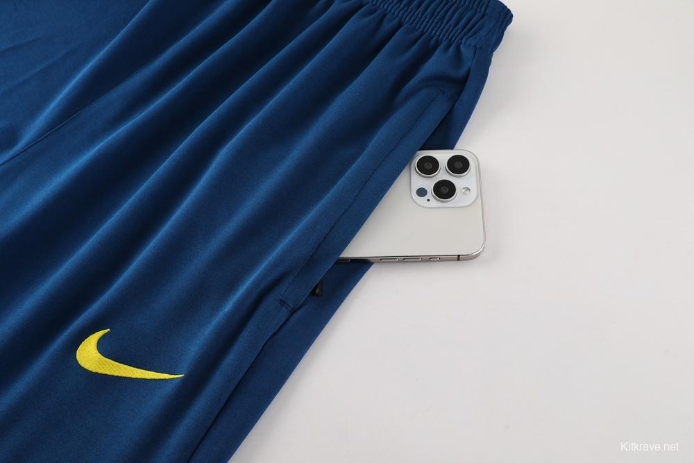 2025 Brazil Lake Green Half Zipper Jacket+Long Pants