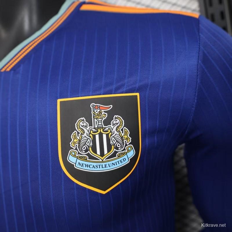 Player Version 25/26 Newcastle United Third Blue Long Sleeve Jersey