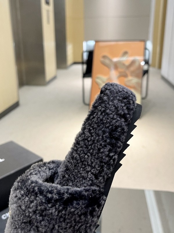 Chanel 2025 SS New Wool Slippers Soft Wool - LY00280