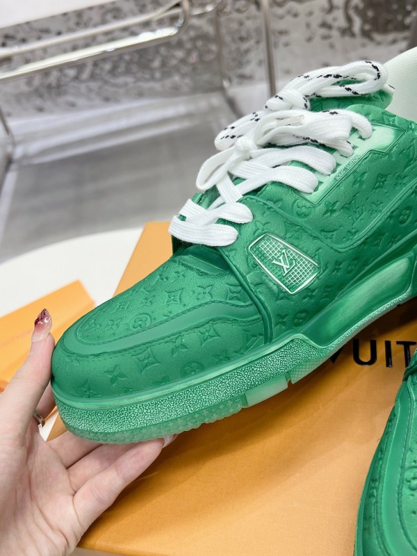LV TRAINER Basketball Series Washed Sneakers - LY00430