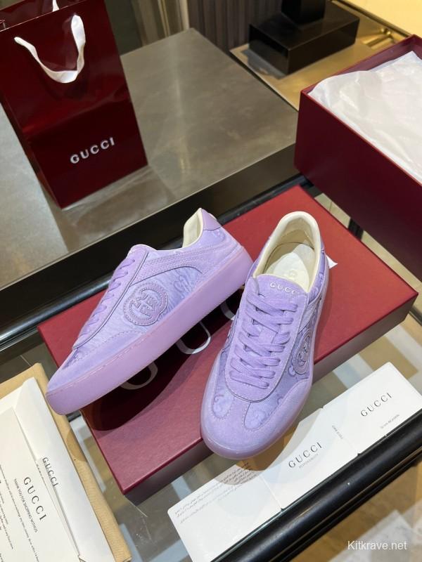 Gucci 2025 SS Couple Edition Trainer Sneakers; Forrest Gump Shoes; Athletic Footwear - AS00280