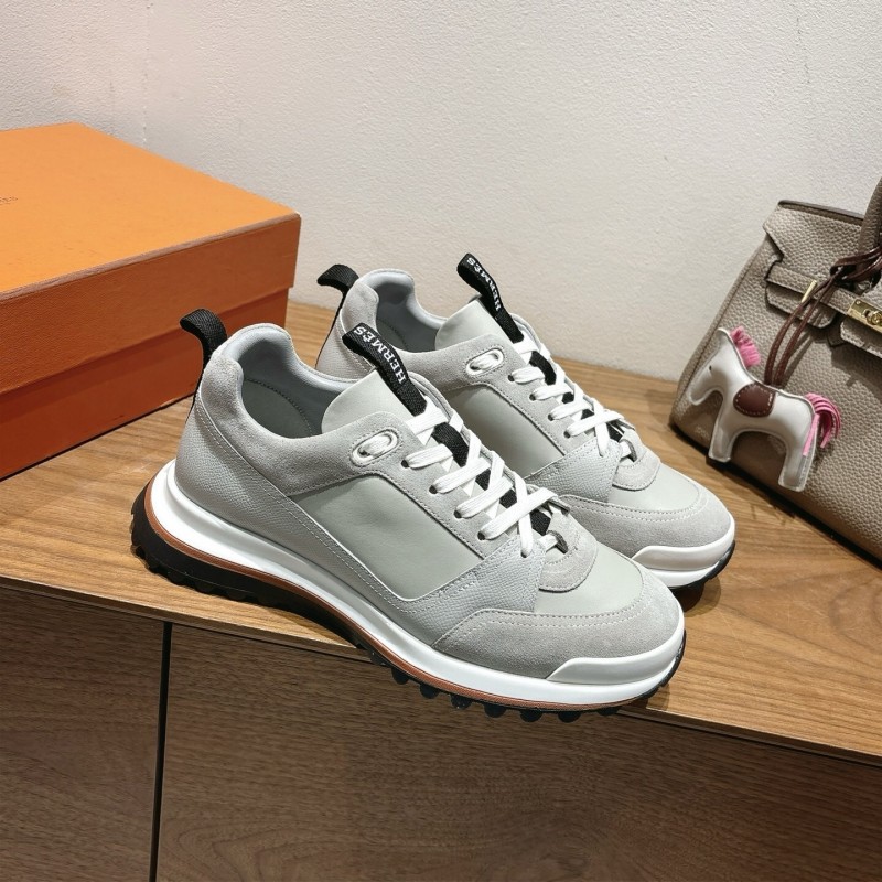 Hermès 2025/SS Autumn Winter New Boot-Type Shoes with British Color Blocking Design - AS00410