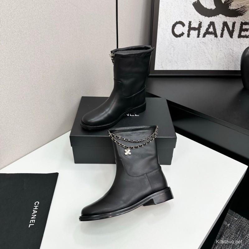 Chanel 2025 SS Short Boots Essential Fall Winter Item - LY00420