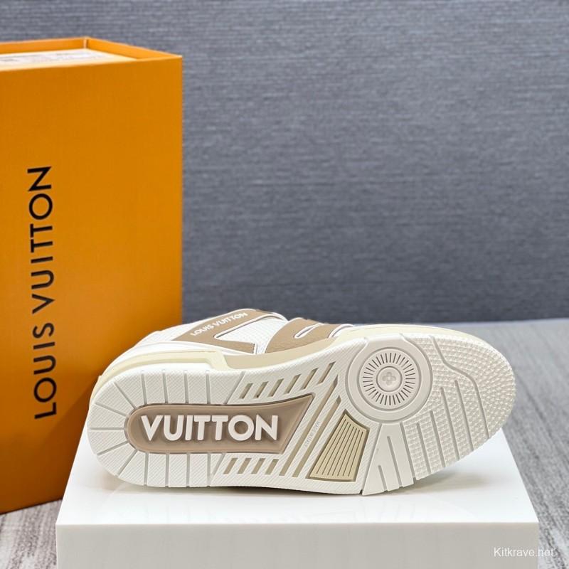 Louis Vuitton Trainer Sneaker Low Casual Sports Culture Versatile Basketball Shoes - LY00400