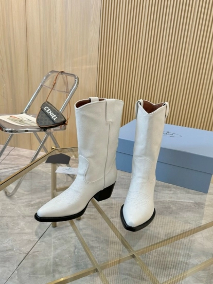 Prada Classic Pointed Toe Boots - LY00370/LY00440