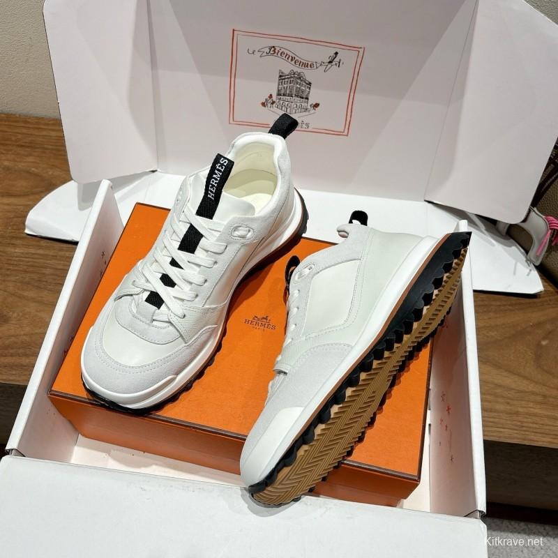 Hermes 2025/SS Autumn Winter New Boot-Type Shoes with Classic Boot Shape and British Color Blocking Design - AS00410