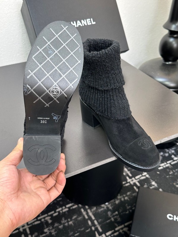 Chanel 2025/SS Short Boots Essential Autumn Winter Item - LY00260