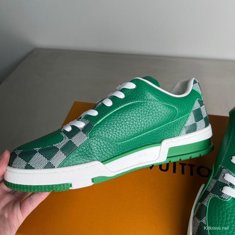 Louis Vuitton Signature Logo Casual Shoes with Imported Calfskin - YC