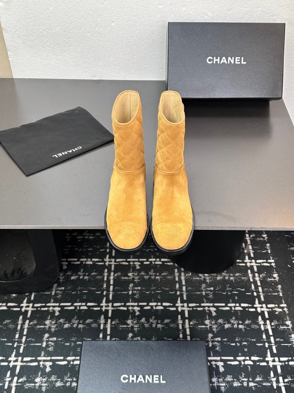 Chanel 2025 SS Short Boots Essential Fall Winter Item - LY00420