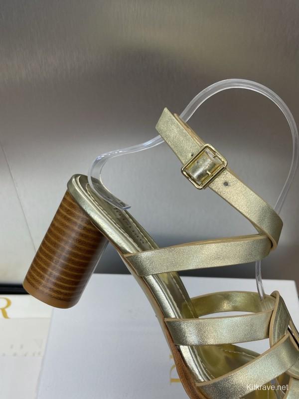 Dior D-Club Jelly Color Hollow Layered Cross Strap High Heel Women Shoes - KFY00290