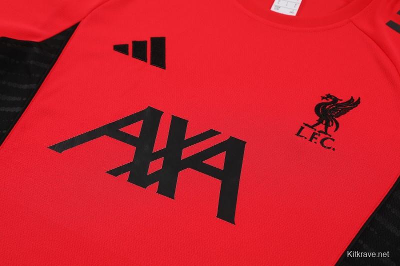 25/26 Liverpool Red Short Sleeve Jersey+Shorts