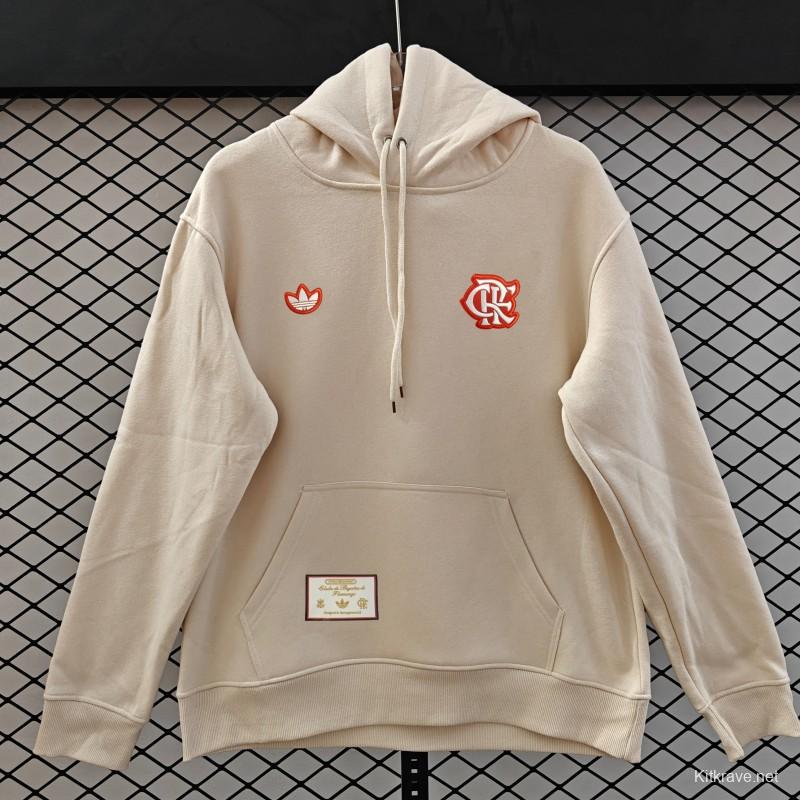 25/26 Flamengo Retro Embroidered Logo Hoodie 9 Colors