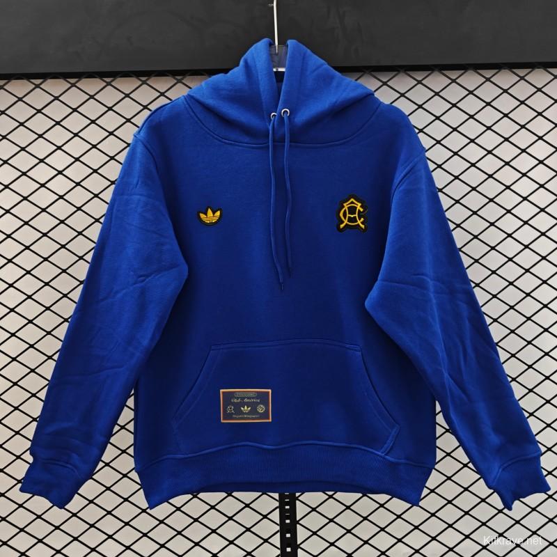 Adidas x Club America Retro Embroidered Logo Hoodie