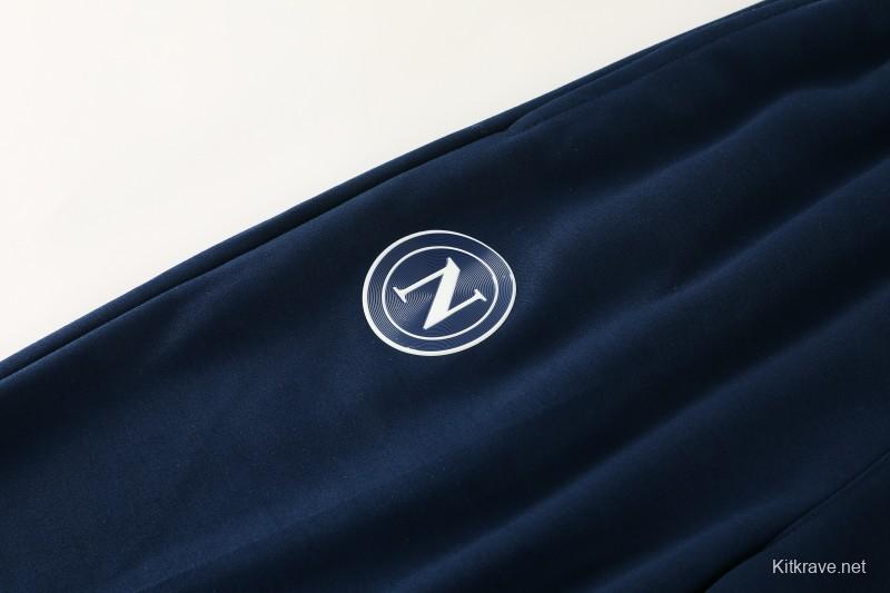 25/26 Napoli  White  Full zipper Jacket Tracksuit+ long pants