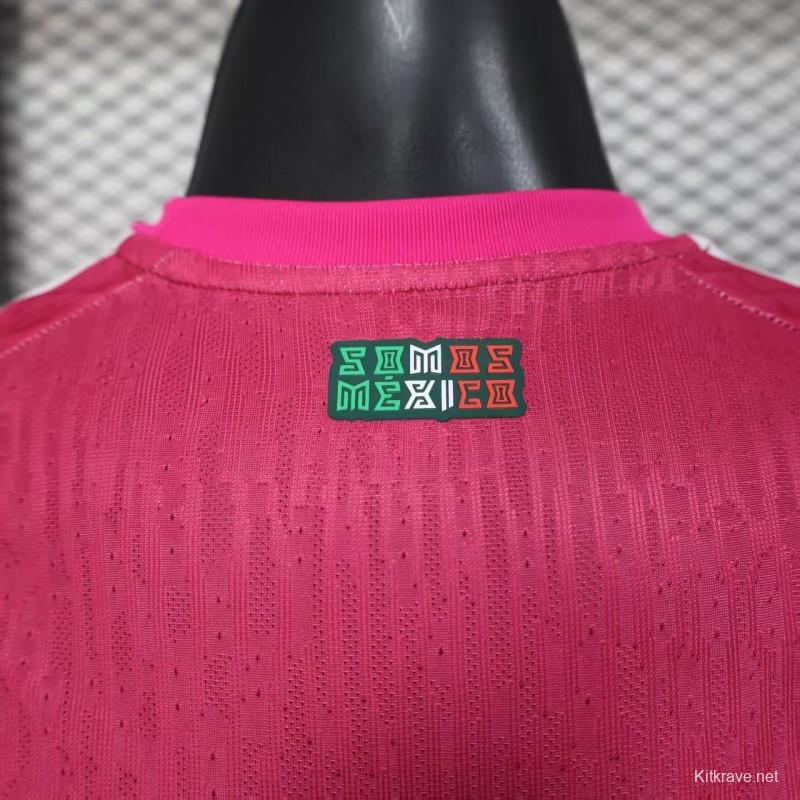 Player Version 2026 Mexico  Pink Training Jersey