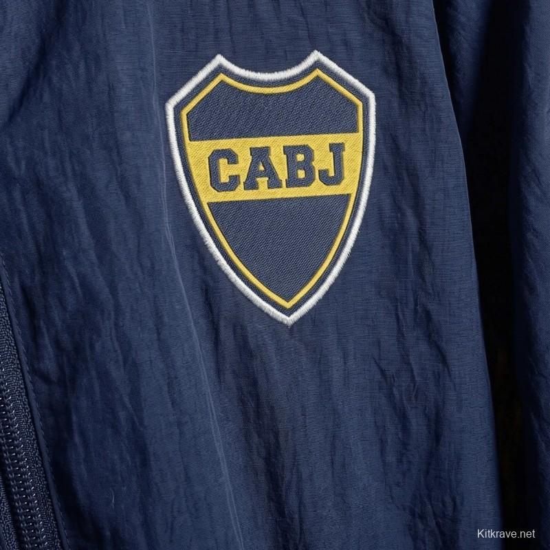 2026 Boca Juniors Black Jacket Windbreaker