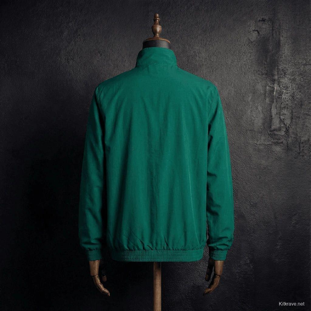 2026 Real Betis Green And Yellow  Reversible Full Zipper Jacket