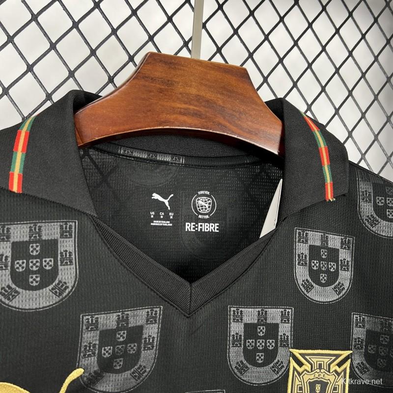 2026 Womens Portugal Black Special Jersey