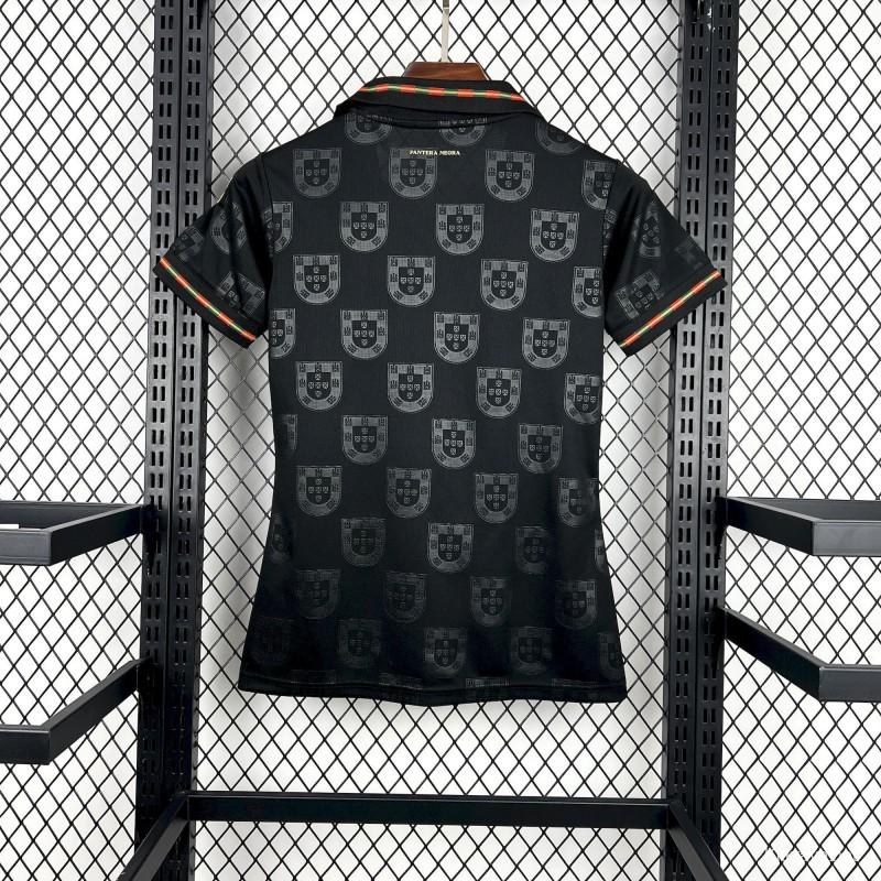 2026 Womens Portugal Black Special Jersey