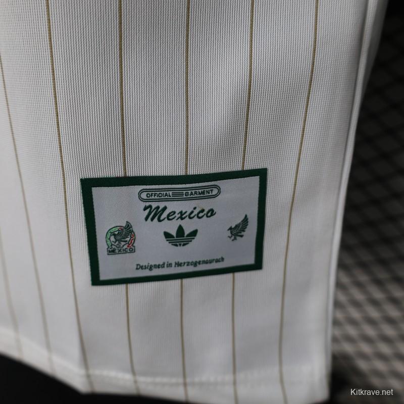 Player Version 2026 Mexico White Terrace Icons White Jersey