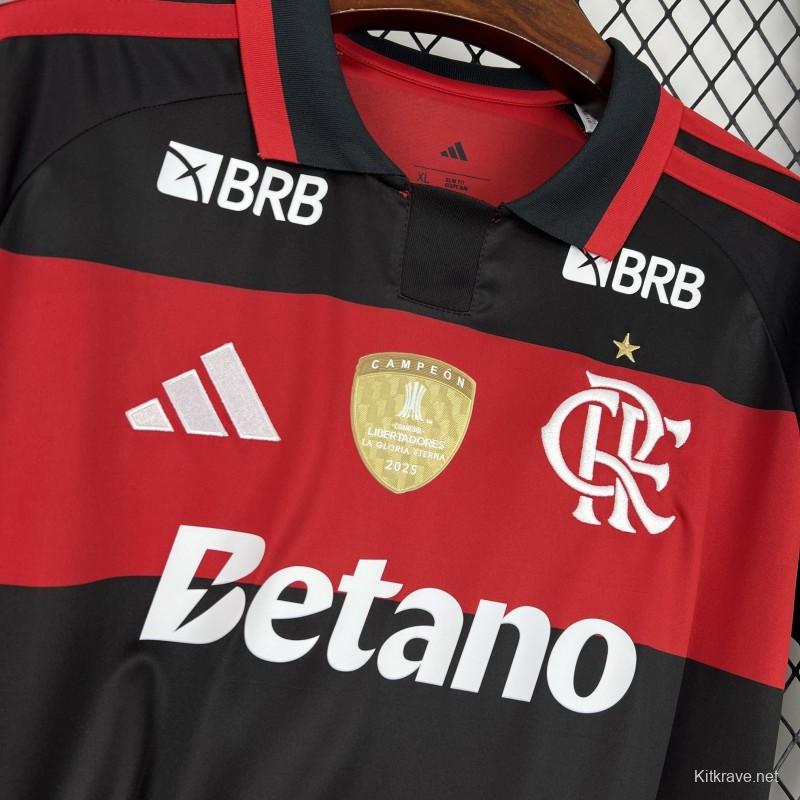 2026/27 Mens Flamengo Home All Sponsors Jersey